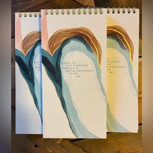 Even in the mystery, there’s a brave new chance to be. Notepads. Bundle & save♥️